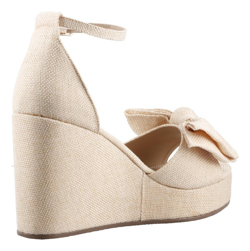 Zapato Abierto Pv819759 Suela Hueca Fresca Yute Mujer