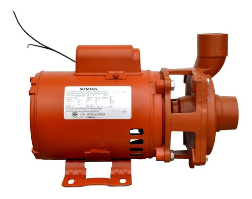 Imagen 2 de 5 de Motobomba Centrifuga 2 Hp Motor Siemens Succ 1-1/4 Desc 1