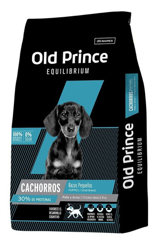 Alimento Old Prince Equilibrium para perro cachorro de raza pequeña sabor mix en bolsa de 7.5 kg