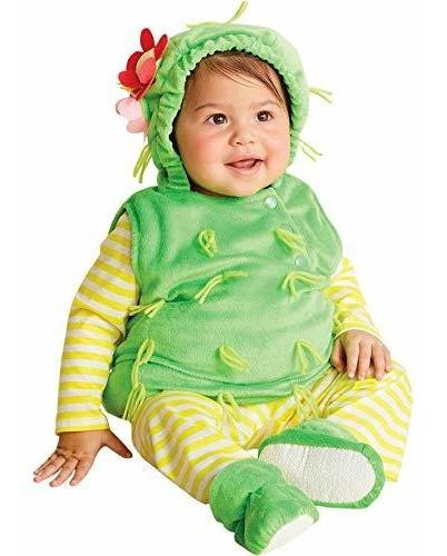 Bebe - Baby Plush Cactus Vest Halloween Costume - 0-6 Month
