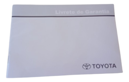 Manual Garantia Toyota 2015 0199298452
