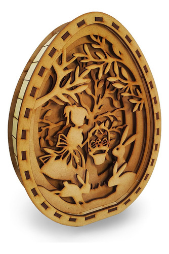 Manualidades Decoración Para Armar Mdf Huevo De Pascua