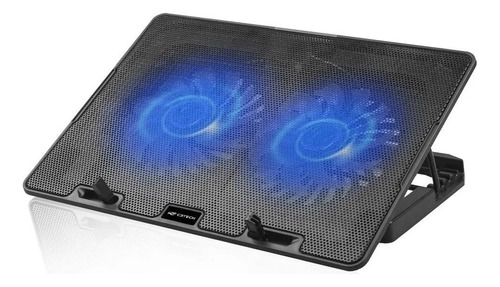 Base Notebook Ergonômica Refrigeração 15,6 Nbc-50bk C3 Tech Cor Preto Cor do LED Azul