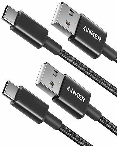 Cable Usb Tipo C, Cable Anker [2-pack 6ft] Nylon Premium Usb