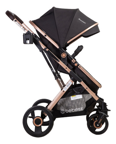 Coche Cuna Paseo Vox Gold Negro Bebesit