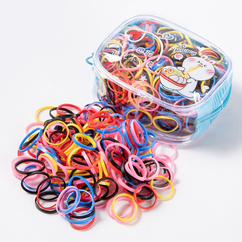 Elastico De Silicone Infantil Penteado Bolsinha Com Ziper