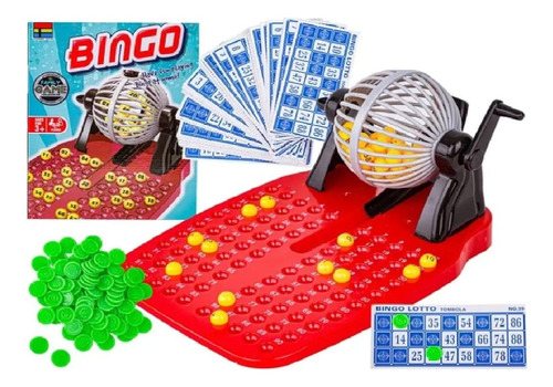 Bingo Juego De Mesa Tombola Rifas Fiesta Tablero