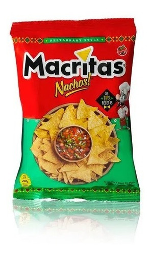 Nachos Macritas Original X 250g - Sr Goloso