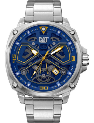 Reloj Cat Caballero Correa Acero Color Plata