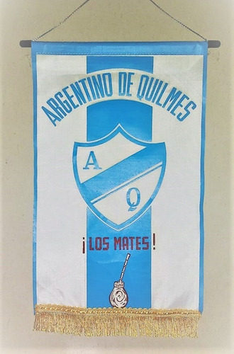 Banderin Club Atletico Argentino De Quilmes  Decada Del 70