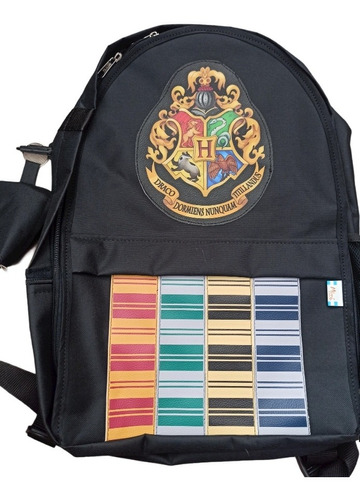 Mochila Harry Potter Hogwarts 4 Cierres Y Monedero Incluído