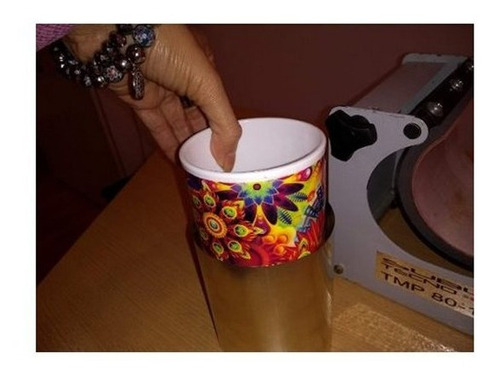 Imagen 3 de 6 de Disipador Metal Sublimacion Nicobuttons Tazas Plasticas