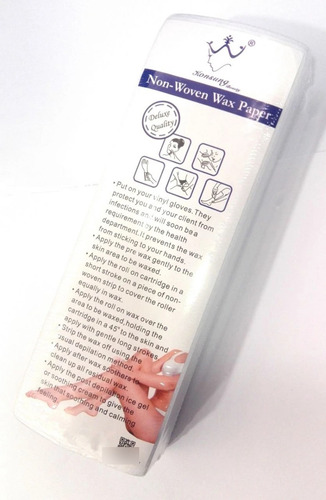 Imagen 4 de 4 de Lienzos Para Cera Depilatoria Tela En Papel Banda