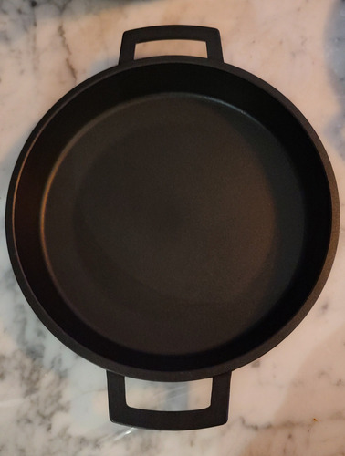 Set Nuit Essen 28 Cm 3 Piezas + Tapa De Vidrio - Impecable Negro