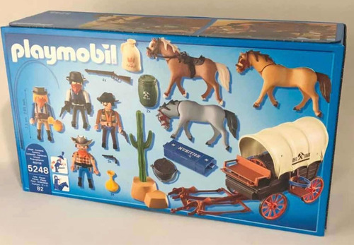 Playmobil 5248 New Western Wagon Misb Carroça Velho Oeste (Usado)