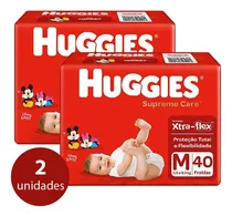 Comprar Kit Fraldas Huggies Supreme Care Mega M - 80 Fraldas