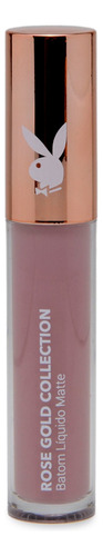 Batom Liquido Matte Play Boy Gold Collection Efeito 24 Horas Rosa 1