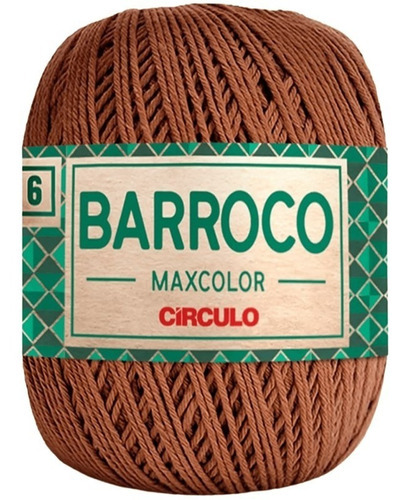 Barbante Barroco Maxcolor 6 Fios 200gr Linha Crochê Colorida Cor Tâmara-7220