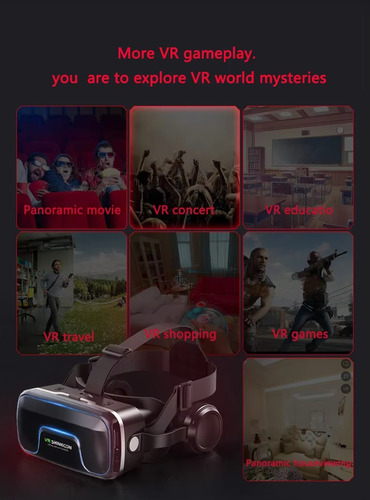 Lentes De Realidad Virtual Shinecon 360° + Control G04ea