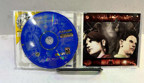 Resident Evil Code: Veronica | Dreamcast Original Completo (Reacondicionado)