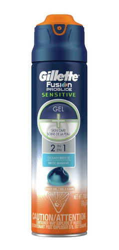 Gel Gillette Fusion Proglide Sensitive Gel Skin Ocean Breeze