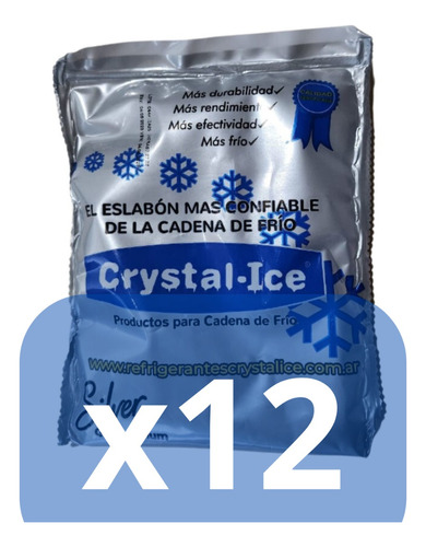 Gel Refrigerante Hielo Artificial Conservadorao Lunchera X12