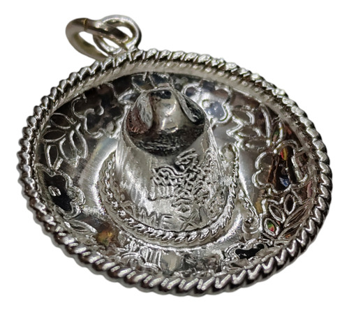 Sombrero Mariachi Dije En Plata Genuina Ley 925