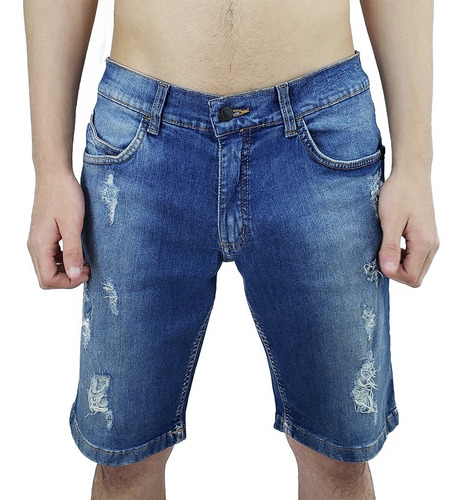 Bermuda Jeans Rip Curl Masculina 0149 Destroyer 