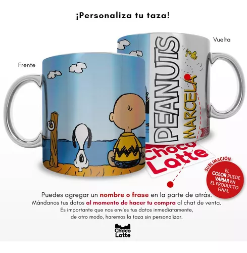 Taza Personalizada Plateada con Fotos y Nombres