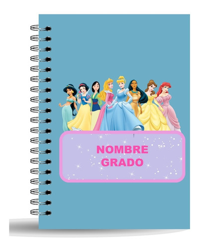 Kit Imprimible Etiquetas Escolares Princesas Editables