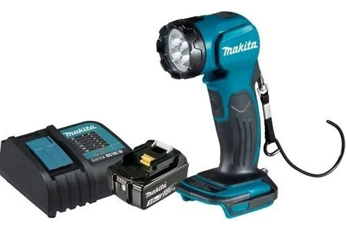 Lanterna De Led Sem Fio Dml815 Makita 18v 3ah Carreg Bivolt