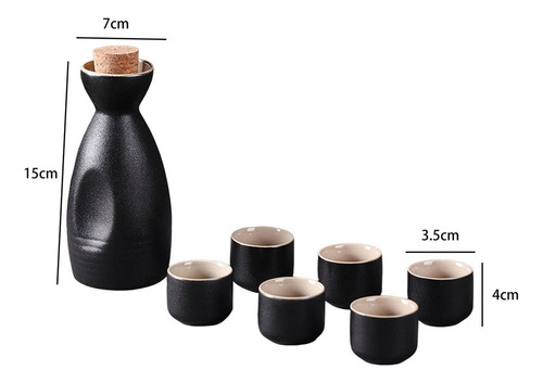 Perfect Conjunto De Copos De Pote De Saquê De Cerâmica