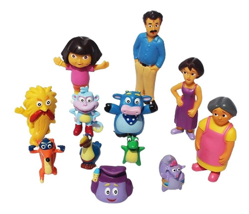 Dora La Exploradora Set 12 Figuras