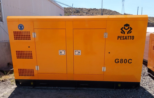 Generador Pesatto/cummins G80c Nuevo 80 Kw