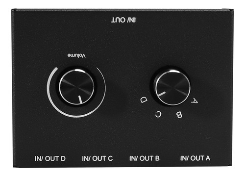 // Conmutador De Audio De 4 Puertos, Conmutador De Audio De