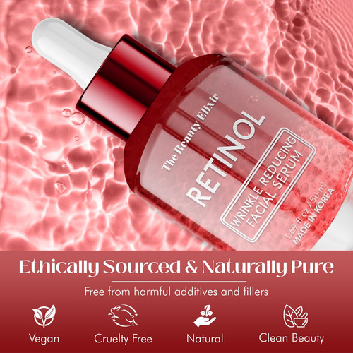 Sérum The Beauty Elixir Retinol 50 Ml Para Pele Coreana Anti
