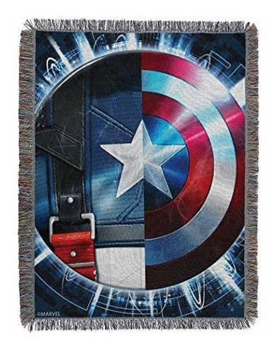 Marvel's Capitán América, Manta De Tapiz Tejida  Agente Estr