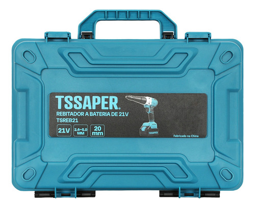 Rebitador Automático A Bateria 21v Com Maleta Led Tssaper