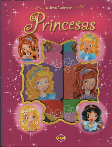 Princesas 6 Libritos Acartonados