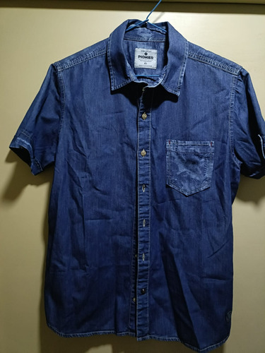 Camisa Pionner Para Varon, Juvenil, Tipo Jean, Estado 10/10