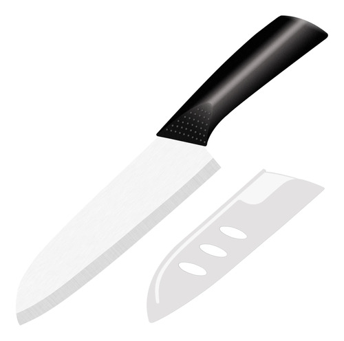 Rynal Cuchillo De Ceramica Santoku Cuchillo Para Carnes, Fru