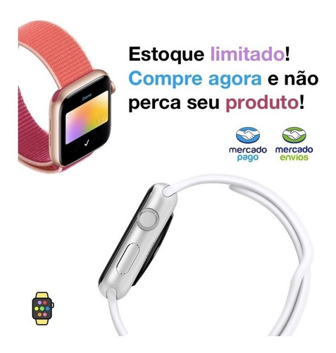 Imagem 7 de 7 de Pulseira Ibands Couro Legítimo Deployant Para Apple Watch