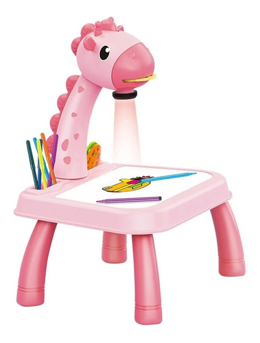 Imagen 1 de 9 de Mesa Juguete Dibujo Para Niños Con Proyector Tablero