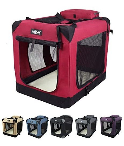 Cajón Elitefield 3-puerta Plegable Perro Suave, Interior Y E