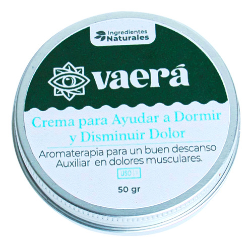 Crema Ayudar A Dormir, Disminuir Dolor Muscular, 50 Gr Fragancia Lavanda