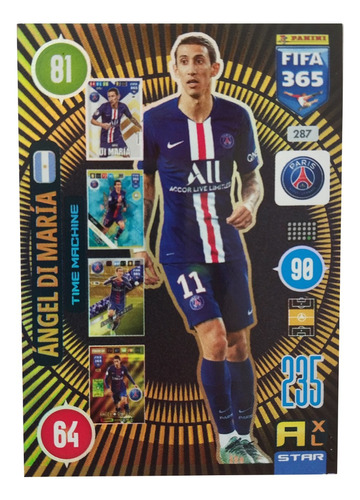 Ángel Di Maria Panini Fifa 365 Carta Time Machine Importada