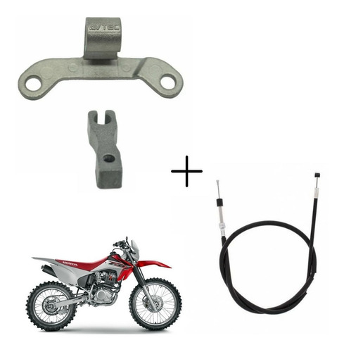 Aliviador Embreagem + Suporte + Cabo Embreagem Crf-230