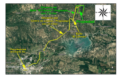 Rancho  El Faro  (se Encuentra A 27.40 Km Desde El Centro De Linares A La Propiedad, Pasando Por Los Ejidos De  La Escondida  Hasta Llegar Al Ejido  El Carmen , De Ahi Son 3.78 Km Hacia La Propiedad)