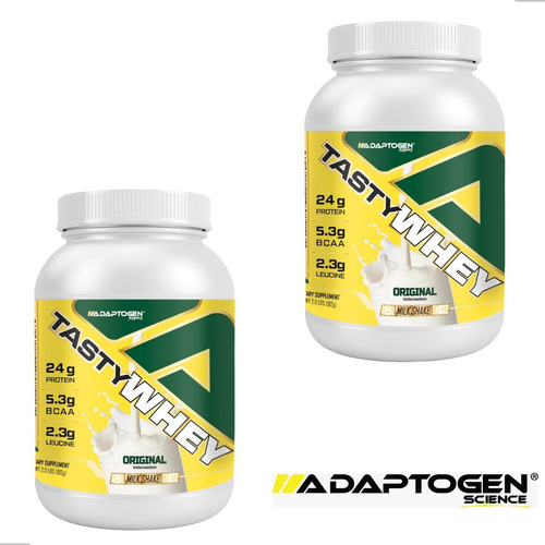 Suplemento En Pó Adaptogen Science Tasty Whey Gourmet Proteínas Sabor Original X 900g Original