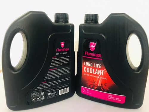 Refrigerante Flamingo Color Verde Y Rojo Long Life Coolant.